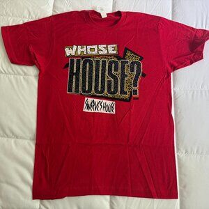 Men's AEW All Elite Crate Exclusive Swerve Strickland Whose House? T-Shirt - M